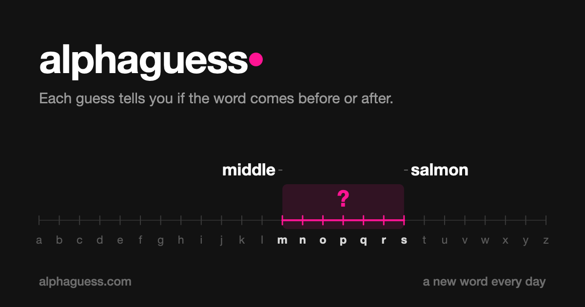 Alphaguess screenshot