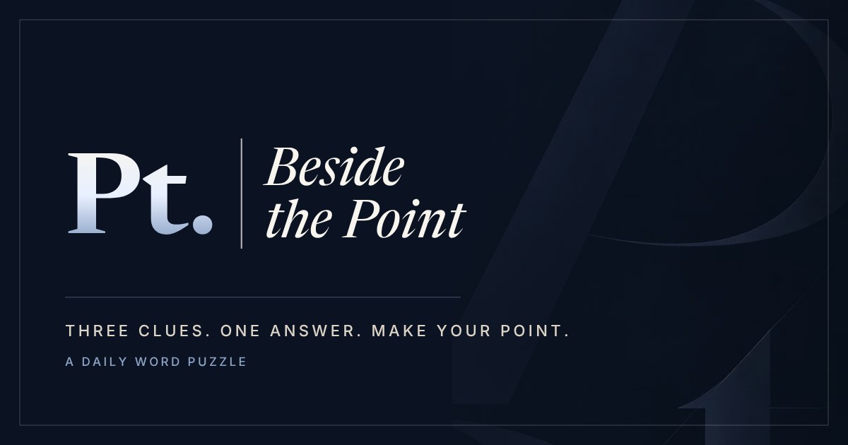 Beside the Point preview artwork