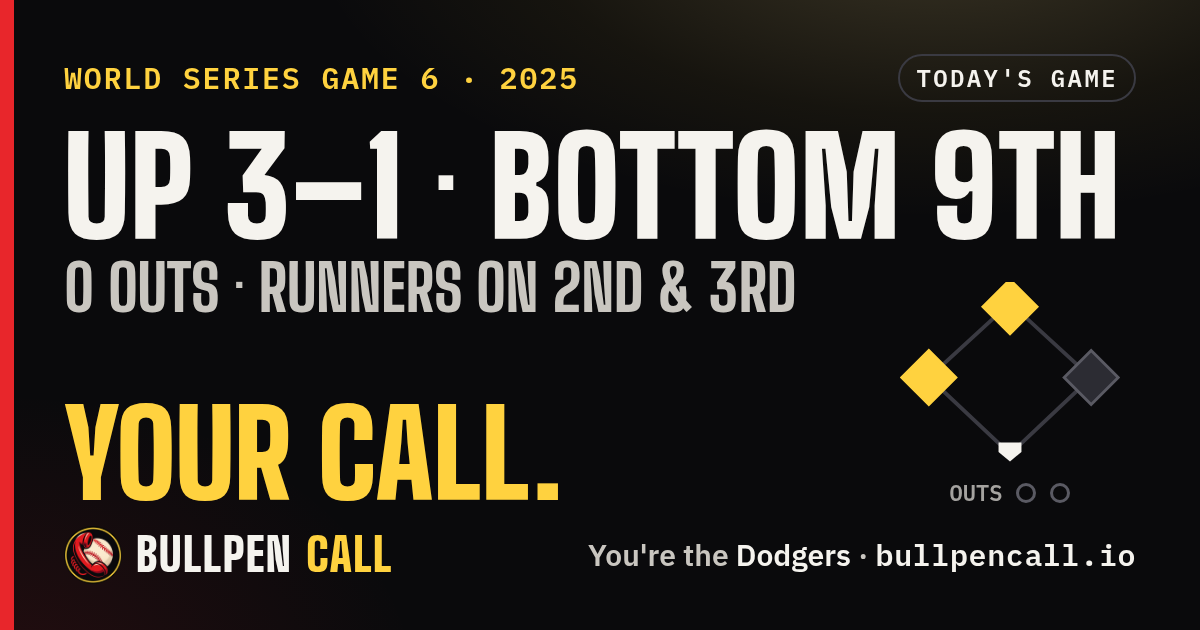 Bullpen Call preview artwork