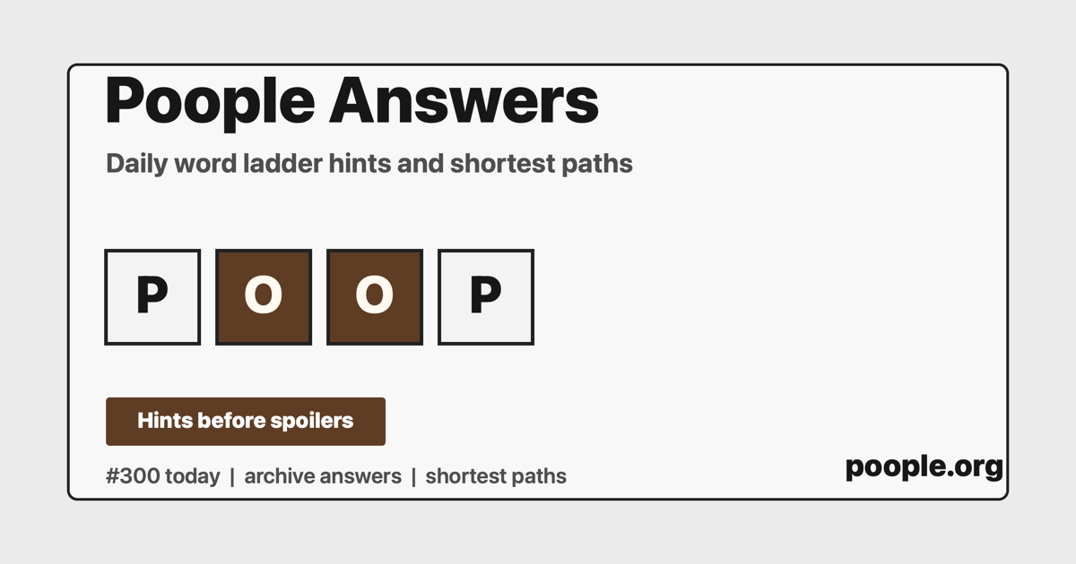 Poople preview artwork
