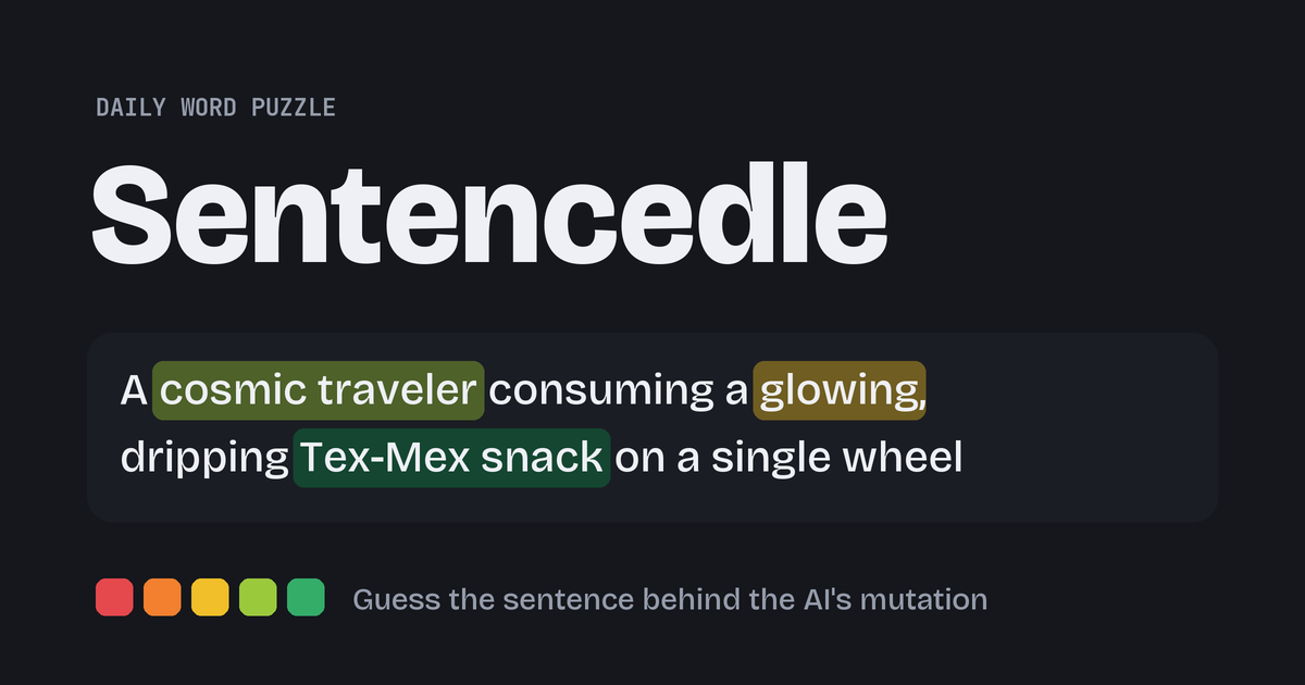 Sentencedle preview artwork