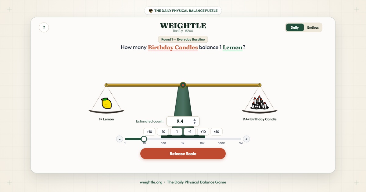 Weightle preview artwork